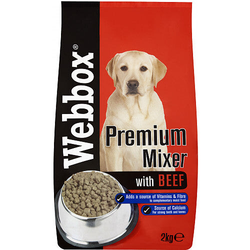 Webbox Webbox Mixer Biscuit with Beef 2kg (Pack of 1)