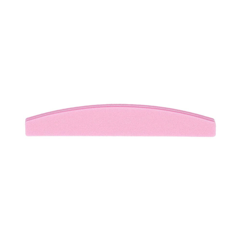 Boat Shaped Nail File 100/180 Grit Dual Sided Ergonomic Design for Professional Manicure