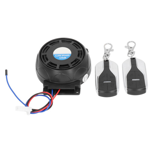Universal 12V Waterproof Motorcycle Alarm System with 2 Remote Controls