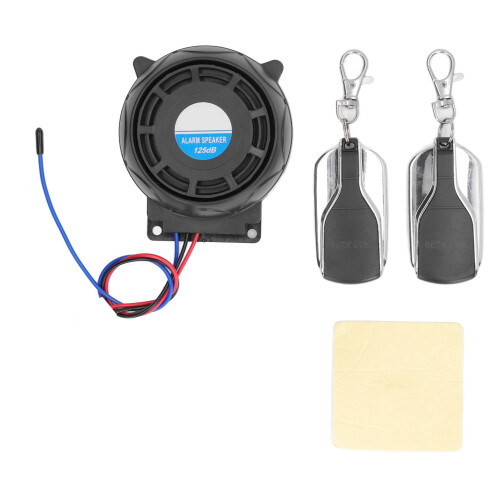 Universal 12V Waterproof Motorcycle Alarm System with 2 Remote Controls 1