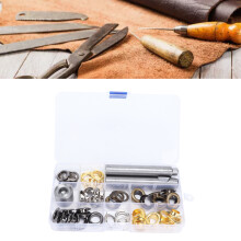 Ösenwerkzeug-Set 12 mm Große vernickelte Metallösen Eisen & Kupfer