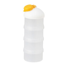Baby Formula Dispenser with Funnel and LeakResistant Lids, 4Layer Protein Powder Storage Box