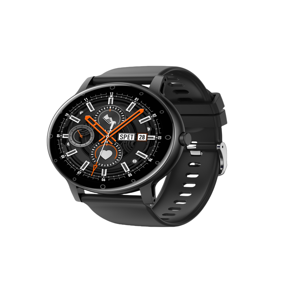 Smartwatch With Health Monitoring Black 7314280702008
