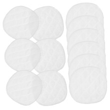 12pcs Reusable Leakproof Breastfeeding Pads with Soft Cotton Comfort for Moms