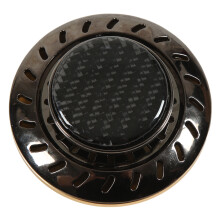 Flying Disc Car Air Freshener, Long Lasting Aromatherapy, Gold Color