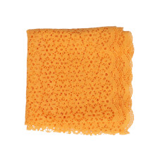 10 Yards Orange Nylon Lace Fabric 24cm Wide for DIY Crafts & Clothing