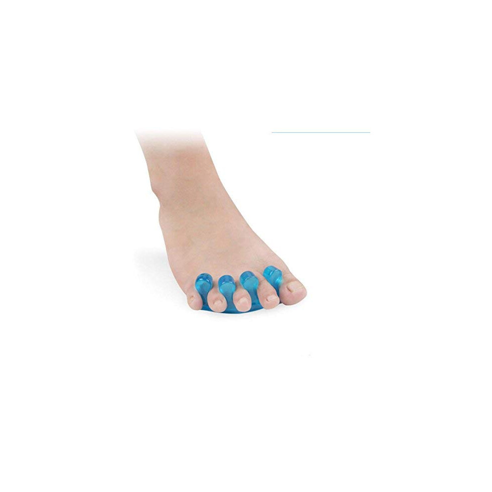 Toe Separator Gel Toe Spacer for Bunions and Overlapping Toes, Reusable Silicone Gel Alignment Support