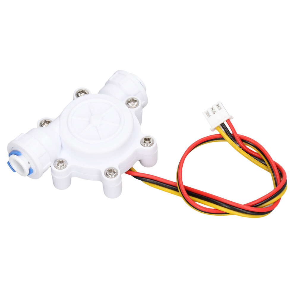 Water Flow Sensor 0.2Â8L/Min G1/4In Pe Pipe Hall Dc3.5-24V 8461375358387