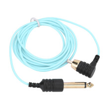 Flexibles 1,8 m RCA Tattoo-Clipkabel für Maschine, Blau