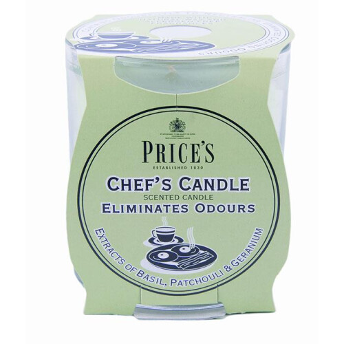 Prices Chefs Jar Scented Candle Basil Patchouli & Geranium
