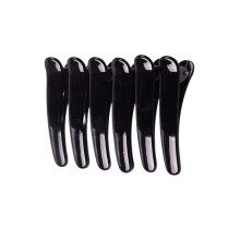 12PCS Black Duckbill Hair Clips with Non Slip Alligator Grip for Salon Styling 4.9CM