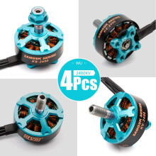4PCS 2400KV FPV Racing Motor Brushless for 5 Inch Quadcopter  Thrust Low Vibration Durable Shaft