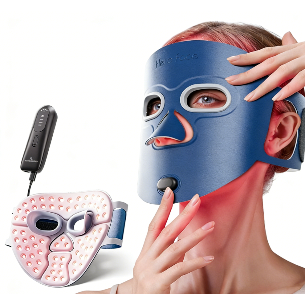 Dark Led Facial Mask Skin Rejuvenation Therapy Face Massage Skin Care