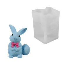 Easter Hare Eggs Silicone Mold for Epoxy Resin Candle Soap-Bow