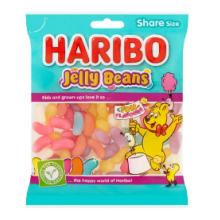Haribo Jelly Beans Share Bags 140g (Pack of 12)
