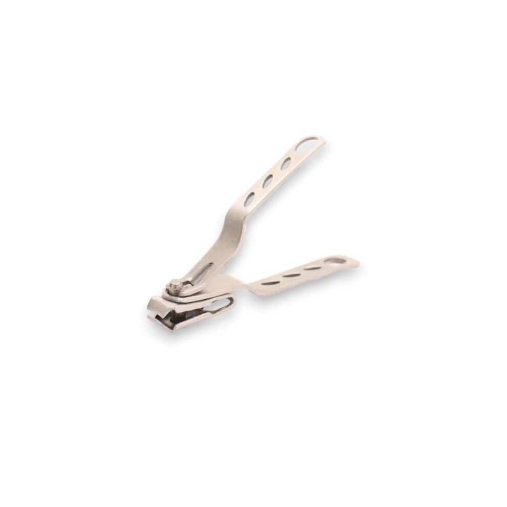 Nail Clippers with 360 Rotating Head and Long Ergonomic Handle for Precision Stainless Steel Trimming