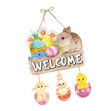 Large Spring Themed Door Art Cardstock Vacation Home Door-A