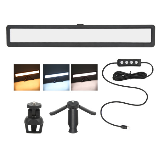 Mini LED Fill Light 2500-9000K Adjustable Colour Temperature Conference Clip 1