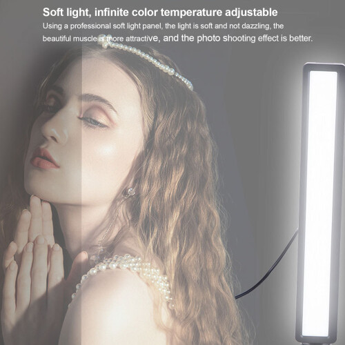 Mini LED Fill Light 2500-9000K Adjustable Colour Temperature Conference Clip 2