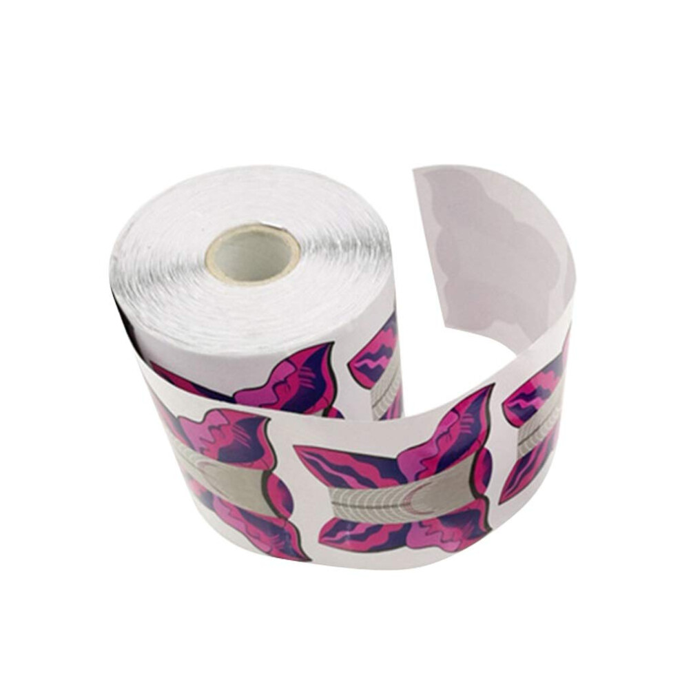 100pcs Butterfly Nail Extension Forms with Accurate Length Markings for Acrylic and UV Gel