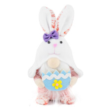 Poupée Gnomes lapin Tomtes suédoises, ornement en peluche pour