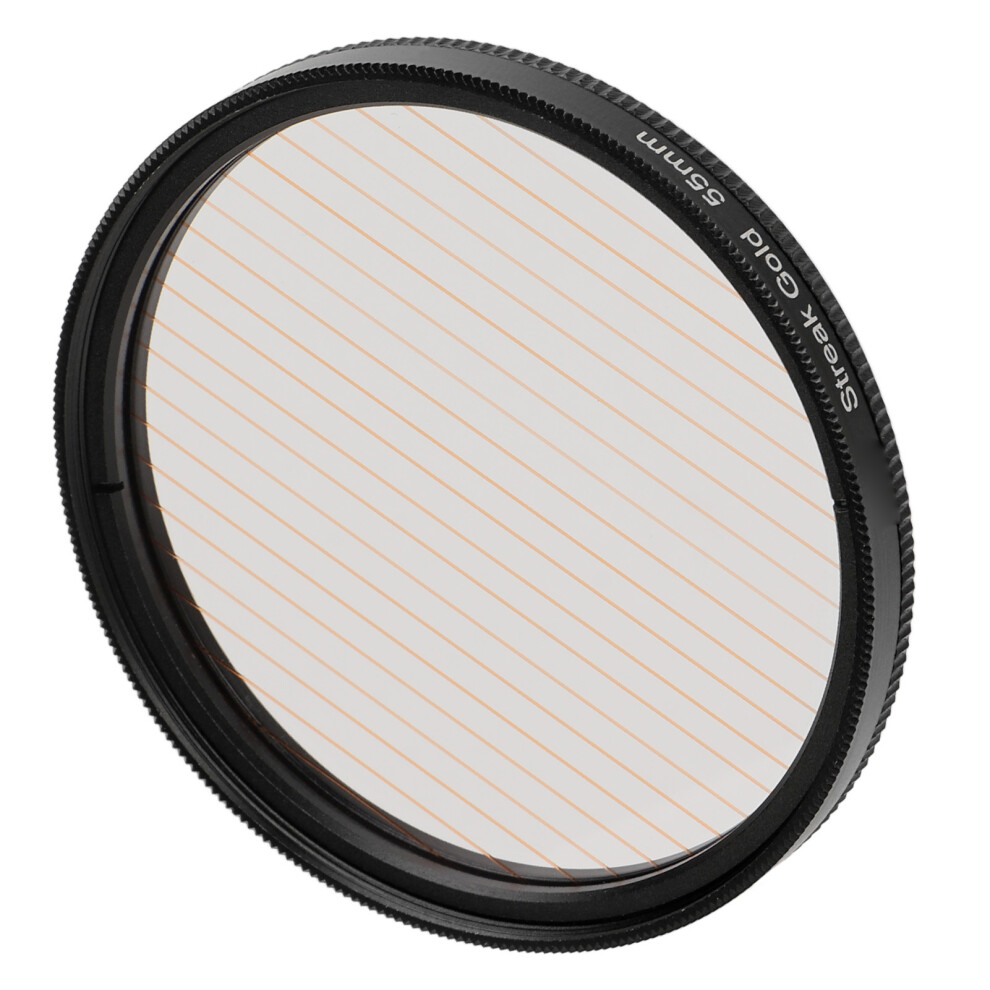 Streak Anamorphic Effect Filter 55Mm Uhd Waterproof Scratch-Resistant Gold 8771390302426
