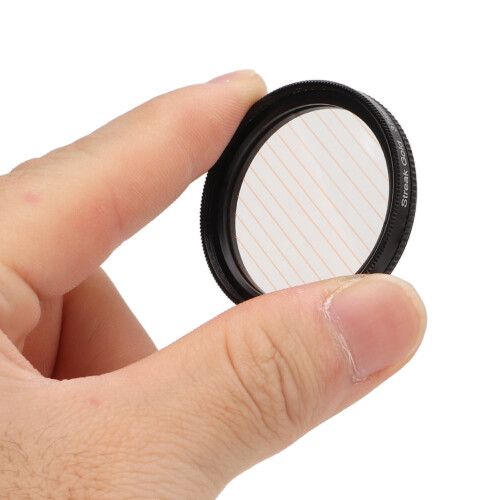 Junestar 37mm Gold Streak Anamorphic Camera Lens Filter for Effects 2