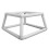 Embroidery Frame Double Layer Adjustable Plastic Cross Stitch Stand with Secure Fabric Clamp White 2