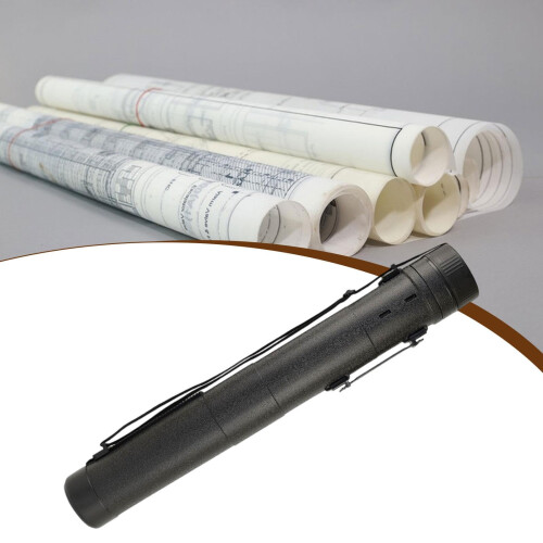 Adjustable Extendable Poster Tube with Secure End Caps for Art Prints, Drawings and Documents Storage 2