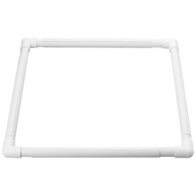 17x17 Inch Quick Release Cross Stitch Frame Plastic Embroidery Holder for Sewing and Crafts