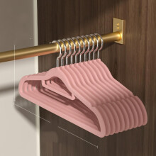 Plastic Clothes Hangers with AntiSlip Shoulders, Heavy Duty Support, Space Saving MultiColor