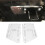 2pcs Aluminum Engine Swap Adapter Plates for Small Block LS Conversion Silver 1