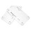 2pcs Aluminum Engine Swap Adapter Plates for Small Block LS Conversion Silver 16
