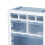 Desk Drawer Organizer, 7 Lattice Stackable Plastic Storage Box with Adjustable Compartments for Crafts and Toys 5