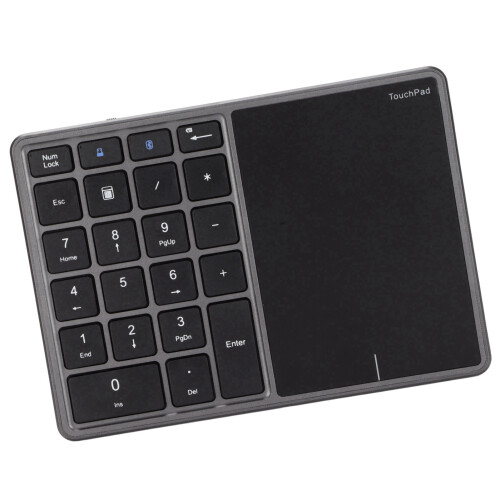 Wireless Numeric Keypad 22 Keys, Type C, 500mAh, 170x120mm