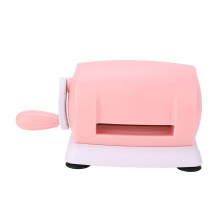 Manual Die Cutting and Embossing Machine for Card Making Crafts, Clean Precise Cuts, Pink