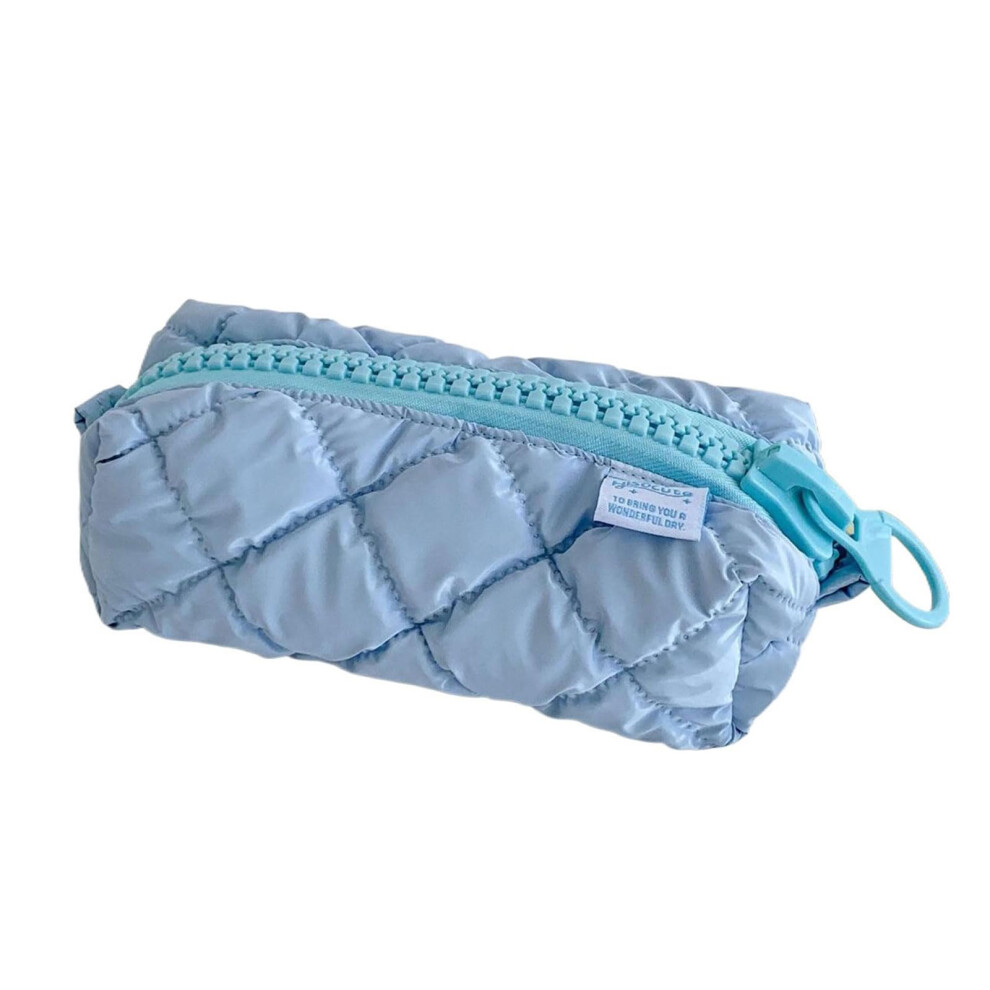 Large Pencil Case and Blue Travel Makeup Bag for Women Girls,  Capacity Lightweight Organizer
