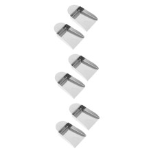 6pcs Stainless Steel Bead Scoops for Jewelry Making, Spill Craft Gem Organizer