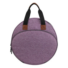 Large Capacity Embroidery Storage Bag with Secure Zipper Pocket and Multiple Holders for Travel