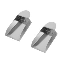 4pcs Small Stainless Steel Bead Scoop Set for Jewelry Making, Rhinestones and Bead Collection