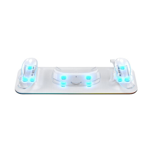 Wireless Charging Dock for Meta Quest 3/Meta 3 VR Multi-Function Magnetic Suction RGB Light Wireless Charging Adapter C