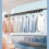Retractable Clothes Drying Rack Clothes Drying Rack Foldable Retractable Wall Mounted Space Saver Clothes Hanger Rack,A 2