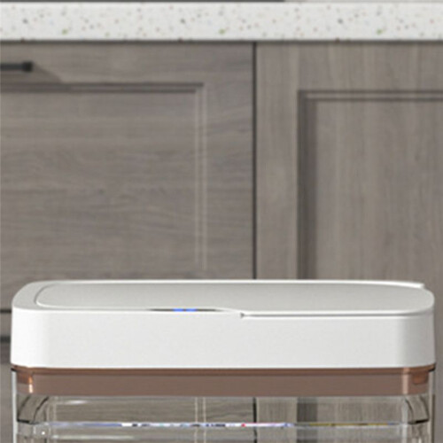 15L Auto Motion Sensor Rubbish Can Automatic Trash Bin Waterproof Quiet Wastebasket Rechargeable for Kitchen Bathroom A 1