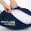 Imperial Rooms (Navy Blue, Single) Plain Duvet Cover Single Double King Bed Set Quilt 7