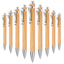 50Pcs Bamboo Pen Wood Ballpoint Pen Thank You Pen Bulk Appreciation Gift for Women Men Office Teacher Coworker Black Ink