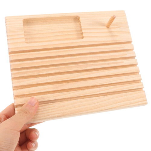 Wooden Thread Spool Holder with Organized Storage for Sewing, Quilting and Embroidery Projects 2