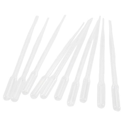 10pcs 3ML Disposable Plastic Eye Dropper Set Transfer Graduated Pipettes