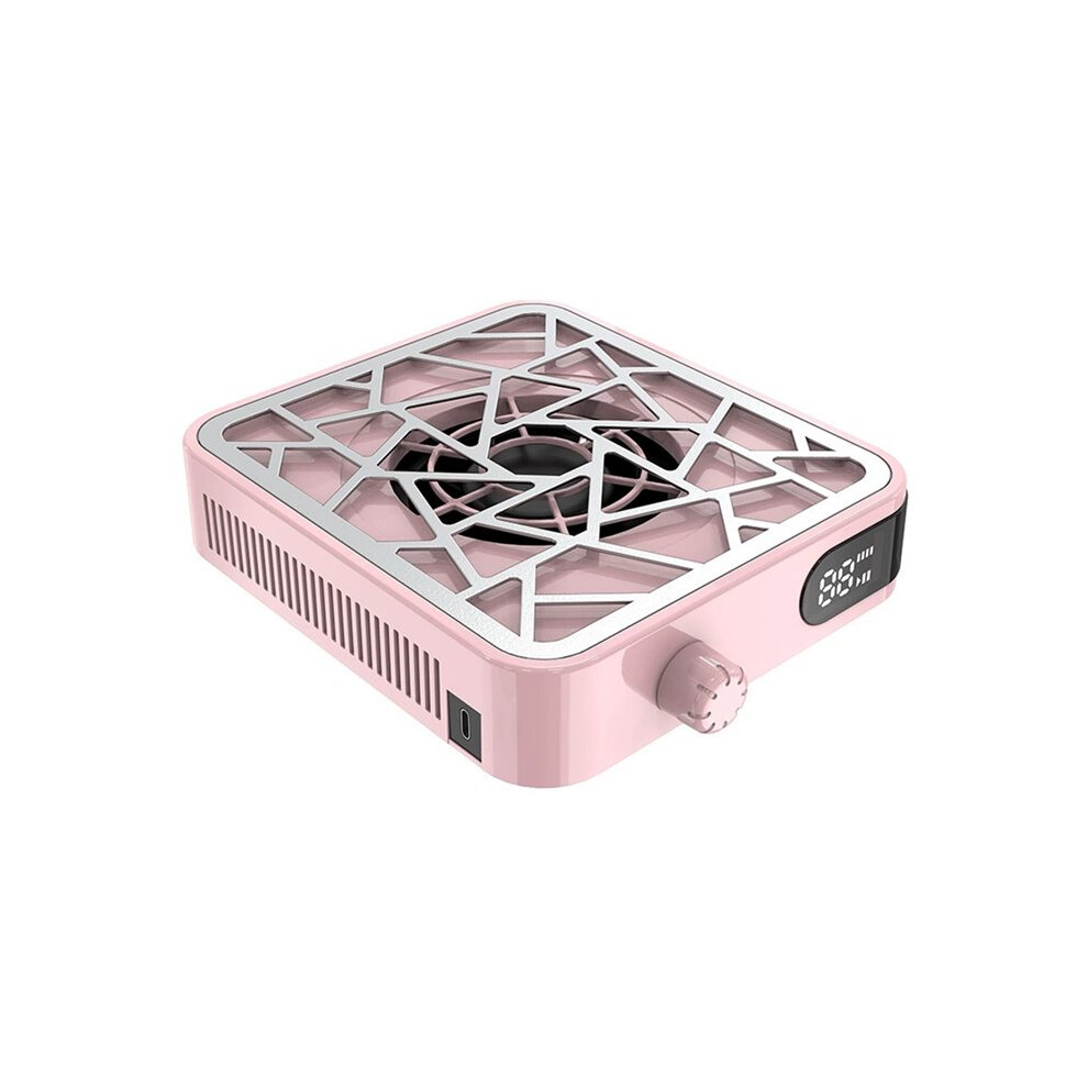 Brushless Turbo Nail Dust Machine Display Adjustable Speed Portable Rechargeable Vacuum Cleaner for Manicure