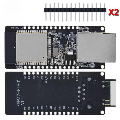 WT32-ETH01 Embedded Serial Port to Ethernet WiFi  MCU Module ESP32 Wireless Module TCP IP UART Network Server
