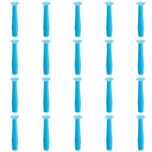 20pcs Silicone Lens Applicator Tools for RGP and Scleral Lenses, Suction Cup Plunger